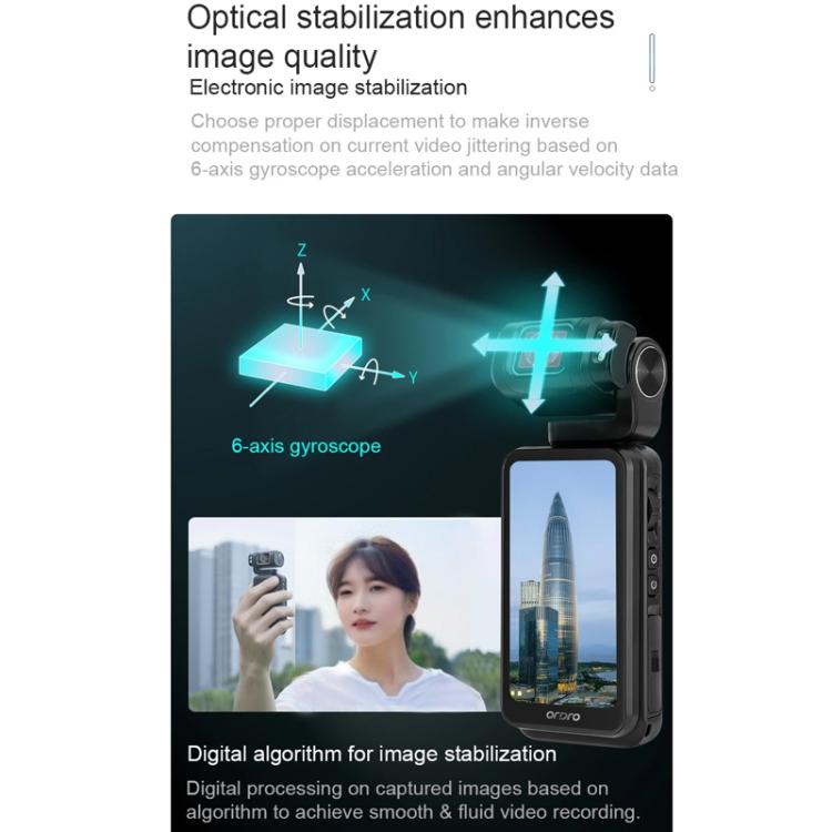 Ordro 3.5-Inch Large Screen 5K Video Recording Pocket Camera, M3 Ordro 3.5-Inch Large Screen 5K Video Recording Pocket Camera, M3